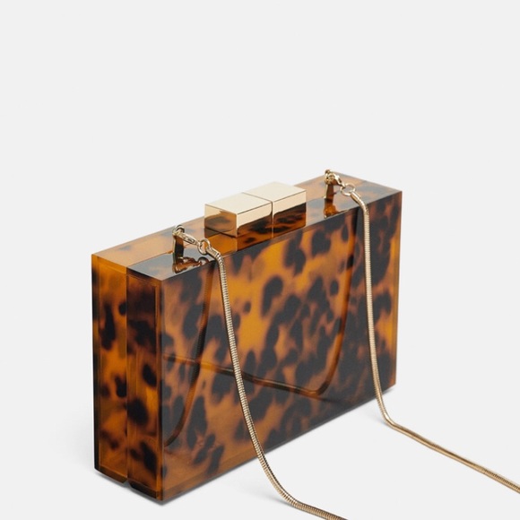 Zara tortoiseshell minaudiere - Picture 4 of 6